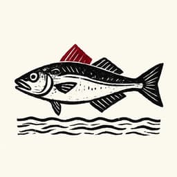 Linosnitt: torsk