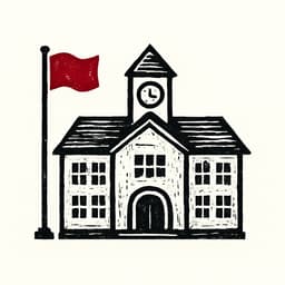 Linosnitt: skolebygg